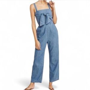 Abercrombie & Fitch Blue Denim Jumpsuit